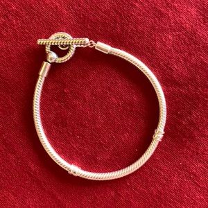 Pandora T-bar clasp bracelet